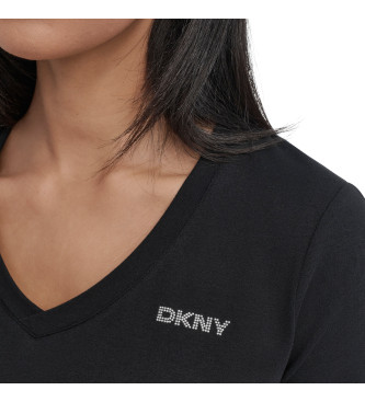 DKNY Vestido Pico negro