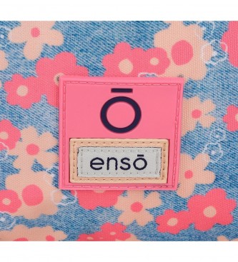 Enso Enso Little Dreams ryggsck med dubbla fack och rosa trolley