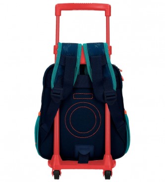 Enso Enso Dino artist small backpack with trolley