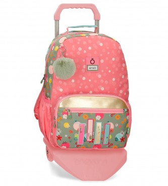 Enso EnsoNature Computer Backpack with pink trolley
