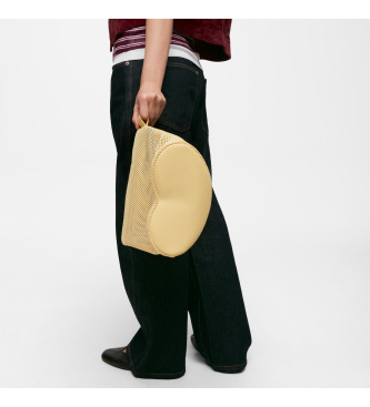 TOUS Tous Icons Mesh Heart Toilet Bag jaune