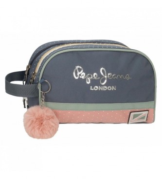 Pepe Jeans Beauty case Pepe Jeans Laila Two Compartments Adaptable blu