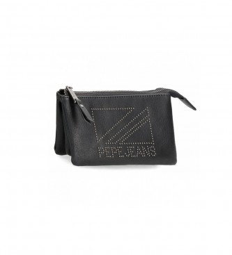 Pepe Jeans Toilet bag three compartments Donna black