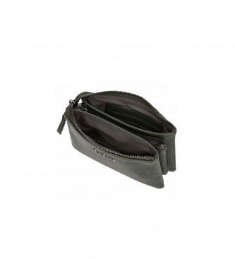 Pepe Jeans Toilet bag three compartments Donna green