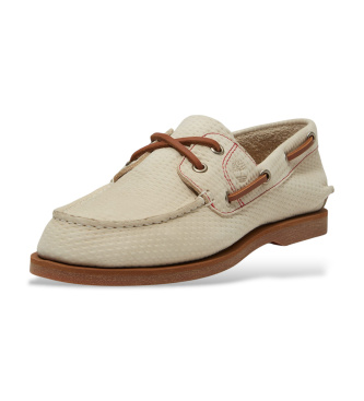 Timberland Klassiska b�tskor i beige l�der