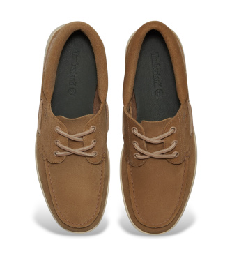 Timberland Scarpe da barca in pelle marrone Pier Portofino