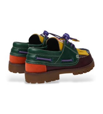 Camper Chaussures de bateau en cuir multicolore Bobo Choses x Camper