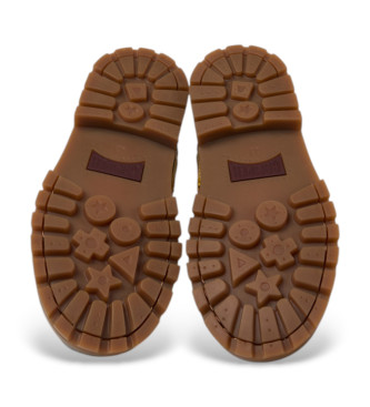 Camper Chaussures de bateau en cuir multicolore Bobo Choses x Camper