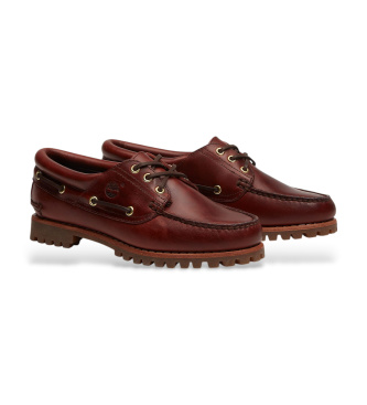 Timberland Authentic brown leather boat shoes