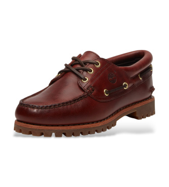 Timberland Authentic brown leather boat shoes