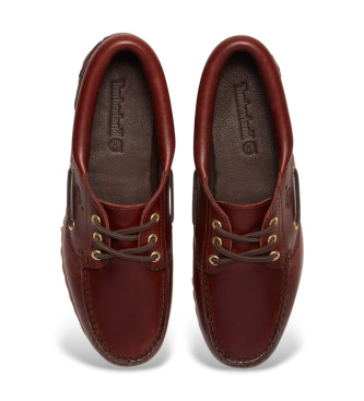 Timberland Authentic brown leather boat shoes