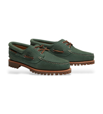 Timberland Authentic leather boat shoes green