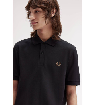 Fred Perry Plain polo shirt black