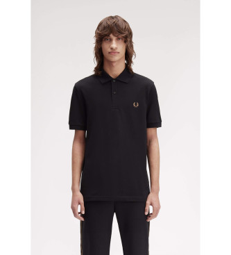 Fred Perry Plain polo shirt black