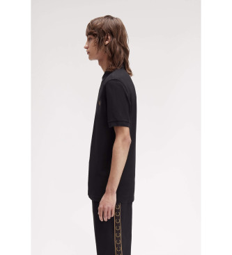 Fred Perry Plain polo shirt black