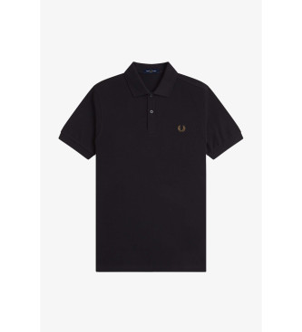 Fred Perry Plain polo shirt black