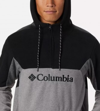 Columbia Polar con capucha Columbia Lodge II gris, negro
