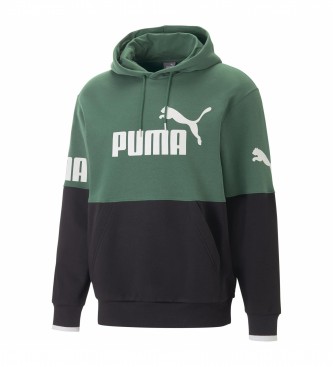 Puma Sweatshirt Power Colorbloc Verde