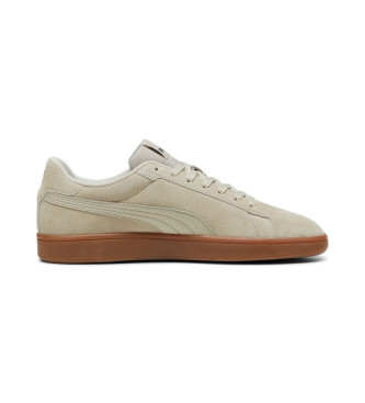 Puma Zapatillas de piel Smash 3.0 gris