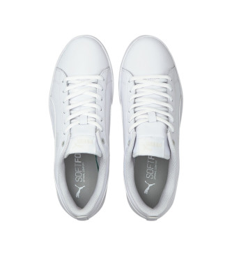 Puma Smash Wns v2 L leather shoes white