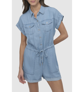 DKNY Blue denim jumpsuit