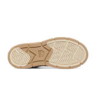 Sorel Explorer III Leren Enkellaarsjes beige