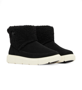 Sorel Explorer III Slip-On Comodi stivaletti in pelle nera