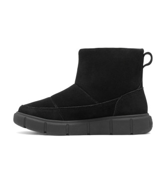 Sorel Explorer III Slip-On Leren Enkellaarsjes zwart