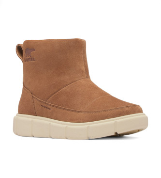 Sorel Explorer III Slip-On Leren Laarsjes bruin