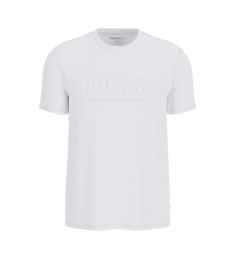 Guess Maglietta con grande applicazione sul retro, bianca