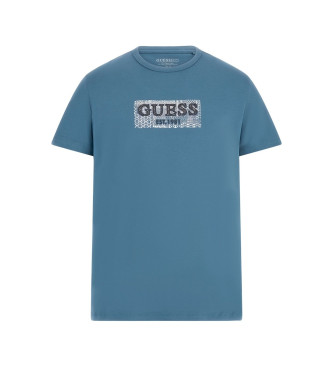 Guess Box-T-Shirt blau