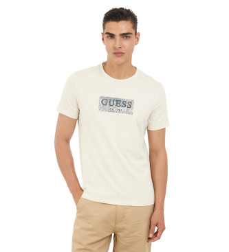 Guess Box T-shirt blanc cass