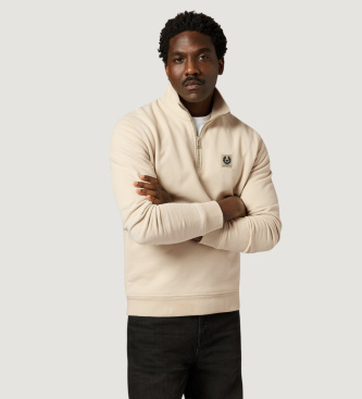 Belstaff Belstaff Quarter Zip sweatshirt beige