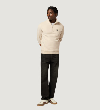 Belstaff Belstaff Quarter Zip sweatshirt beige