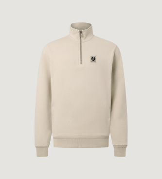 Belstaff Belstaff Quarter Zip sweatshirt beige