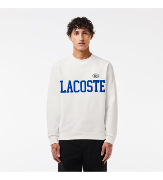 Lacoste Lacoste Jogger-Sweatshirt aus weiem Fleece