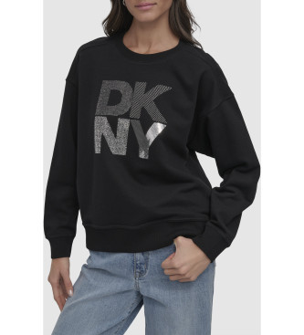 DKNY Bluza Lisa czarna