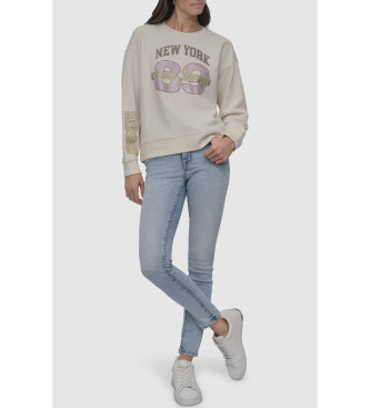 DKNY Felpa 89 Jean beige