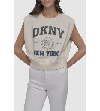 DKNY NY beige sweatshirt