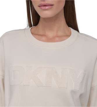 DKNY Sudadera Clasic blanco roto