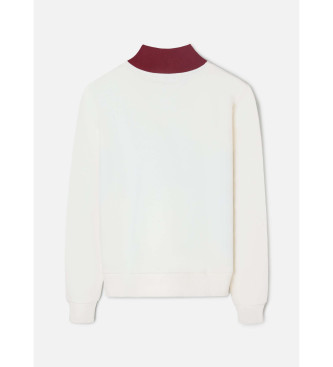 Silbon Izrazito bela retro jopica s šiltom