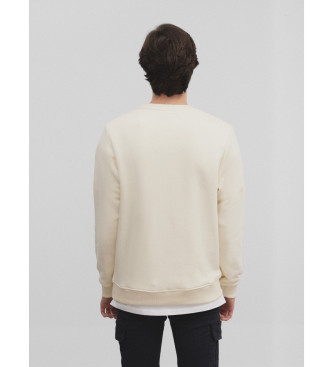 Silbon Sweatshirt racket medium beige