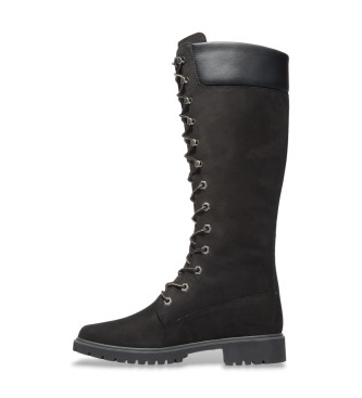 Timberland Botas de couro Premium pretas