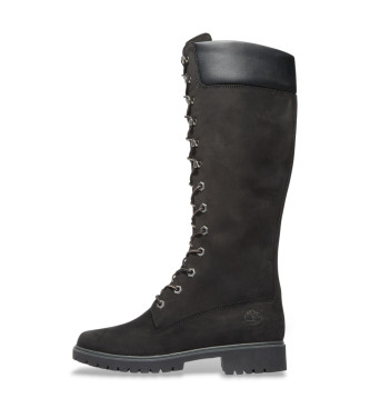 Timberland Botas de couro Premium pretas