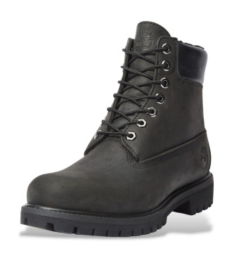 Timberland Premium 6 tums snrknga i lder Svart