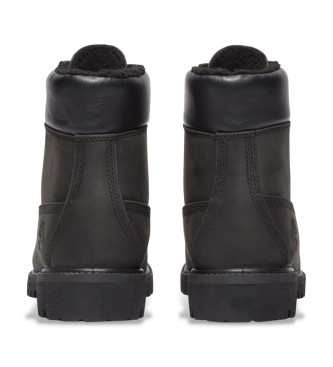 Timberland Premium 6 tums snrknga i lder Svart