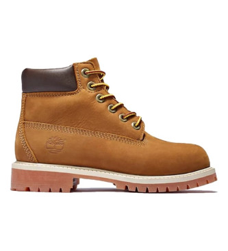 Timberland Leather boots Premium 6 Waterproof Brown