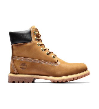 Timberland Wodoodporne skórzane botki Premium 6 w kolorze brązowym