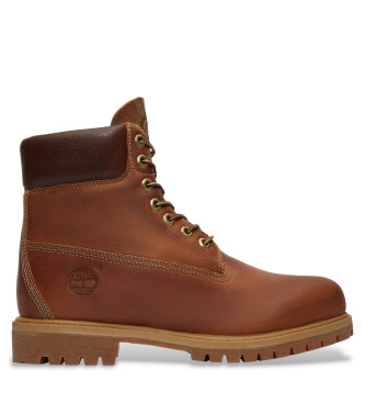 Timberland Stivaletti in pelle marrone premium da 6 pollici