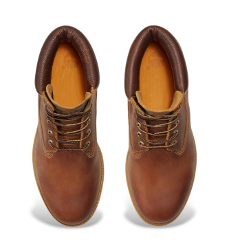 Timberland Stivaletti in pelle marrone premium da 6 pollici